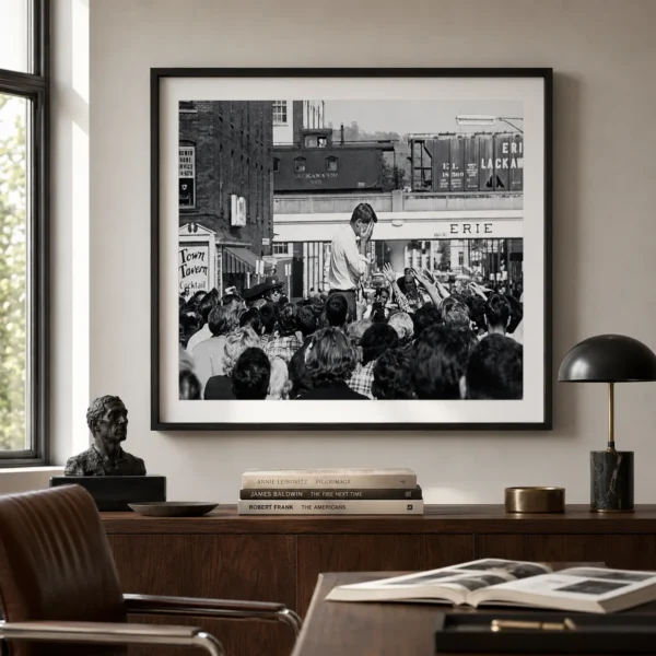 Robert F Kennedy Buffalo Hands to Face, Fine Art Photography Print