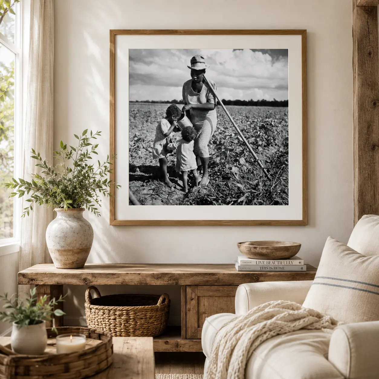 Taking a Drink and Resting from by Marion Post Wolcott — Taking Drink Photography Print