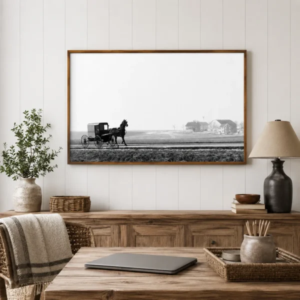 George Tice Horse and Buggy Lancaster Pa 1961 Photography Print