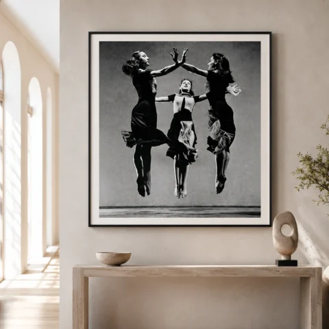 Celebration Trio 1937 by Barbara Morgan — Celebration Trio Photography Print