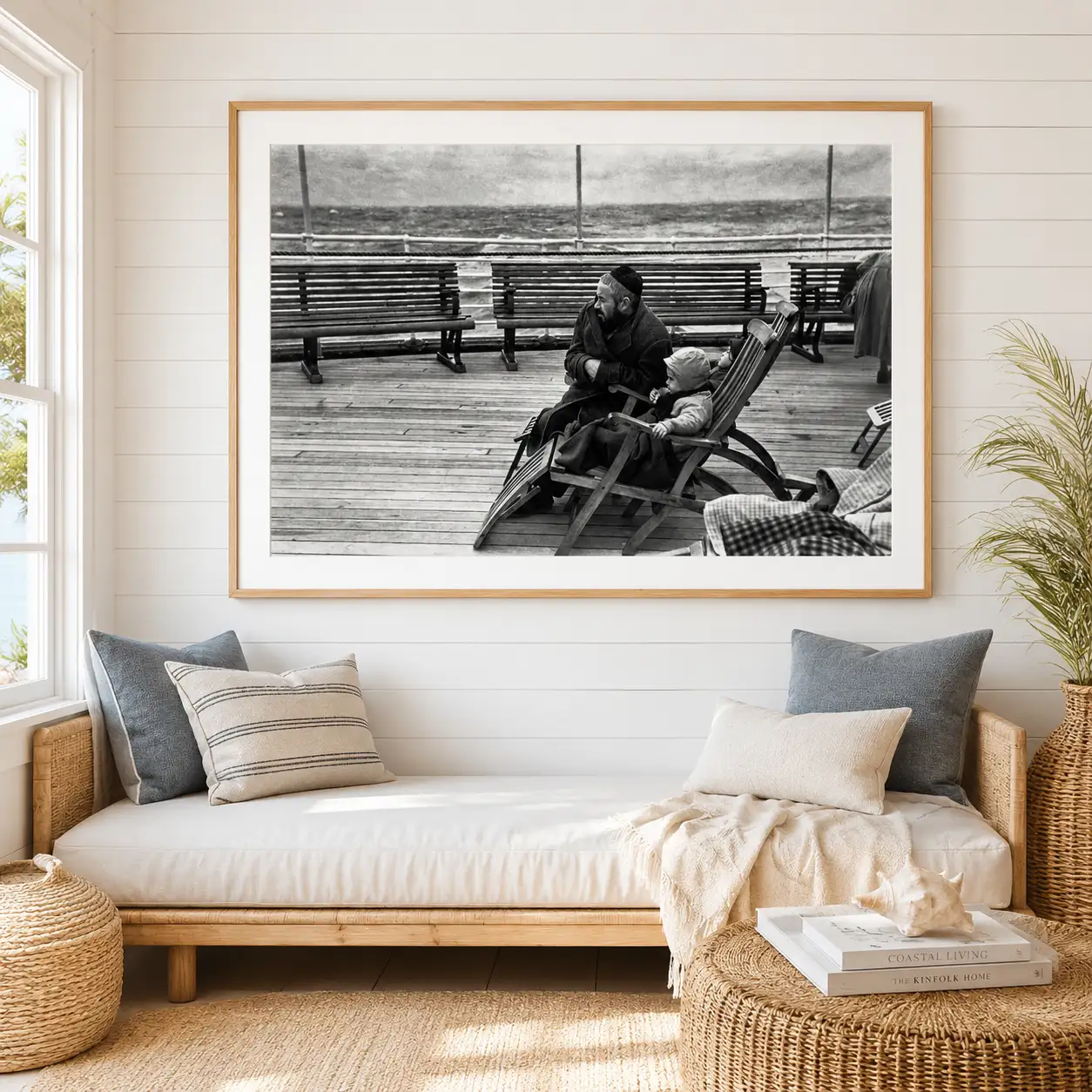 Louis Stettner Coming America — coming America Photography Print featuring Coming to America 1951 by