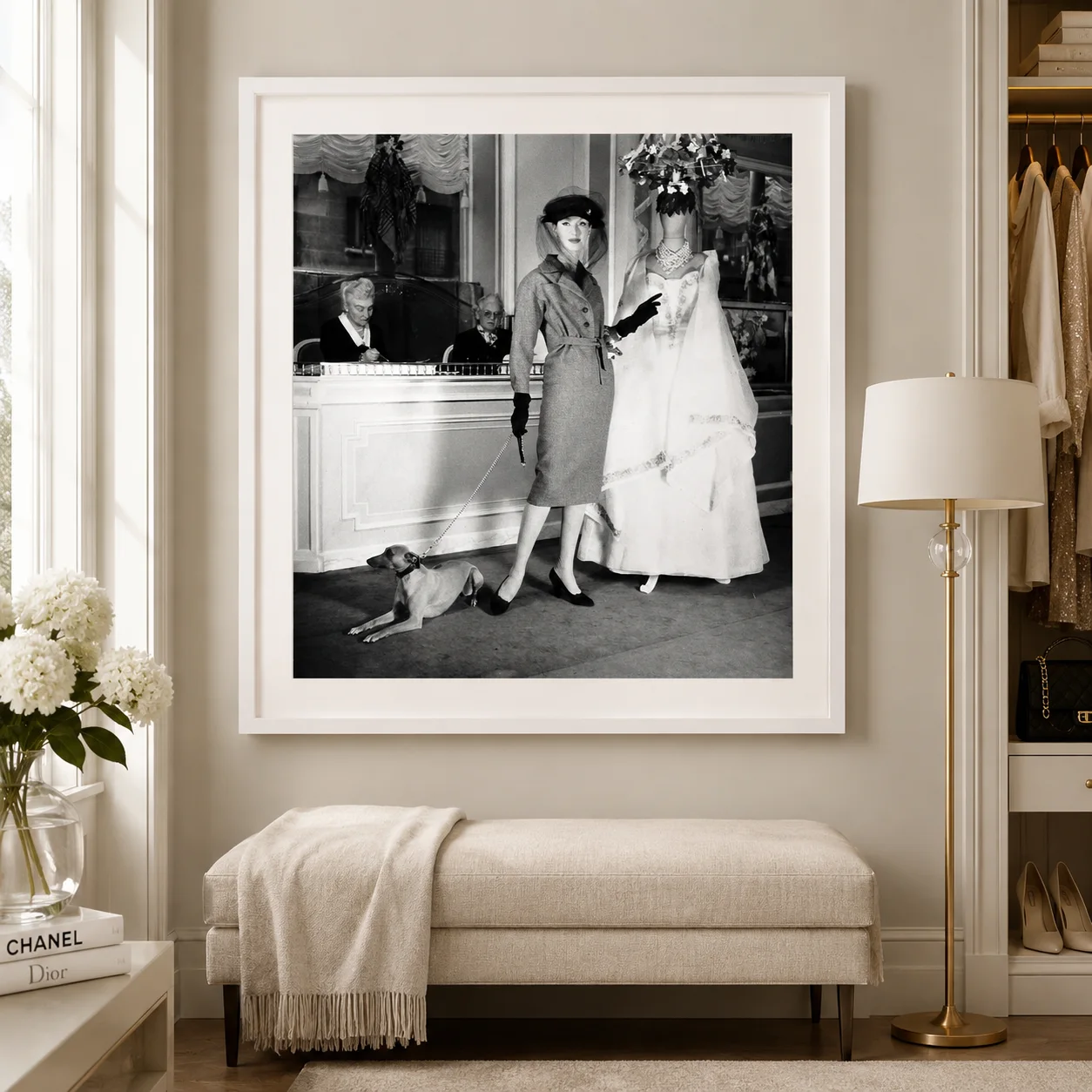 Jacqueline Kennedy and Daughter Carolyn Hyannis by Alfred Eisenstaedt — Jacqueline Kennedy 1960 Photography Print