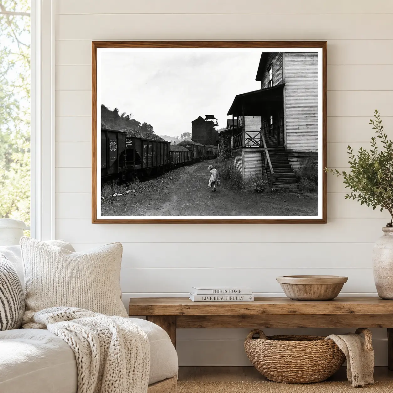 Marion Post Wolcott — coal Miners Child Photography Print featuring Coal Miners Child Taking
