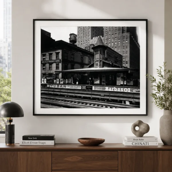 Berenice Abbott Barclay Street Station 1936 Photography Print