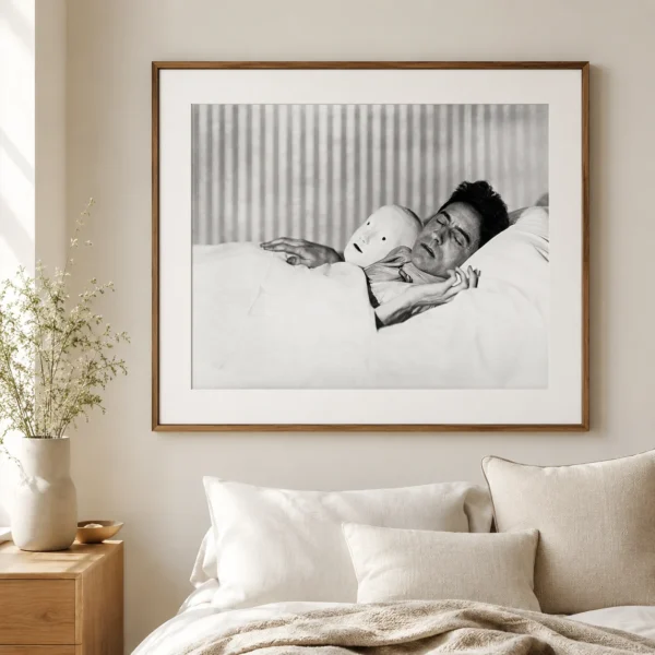 Jean Cocteau Lying with the Mask of, Fine Art Photography Print