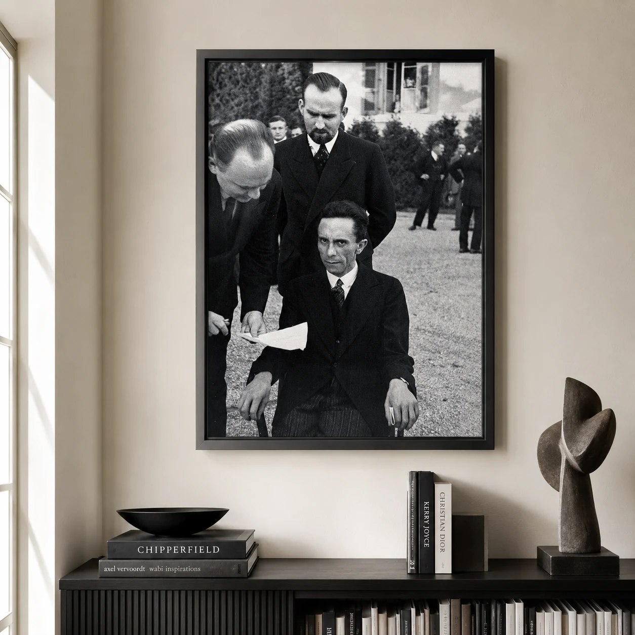 Eisenstaedt — eisenstaedt Goebbels print reproducing Alfred Eisenstaedt's 1933
