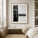 Michael Kenna Mist and Moat Vaux Le Vicomte France Photography Print
