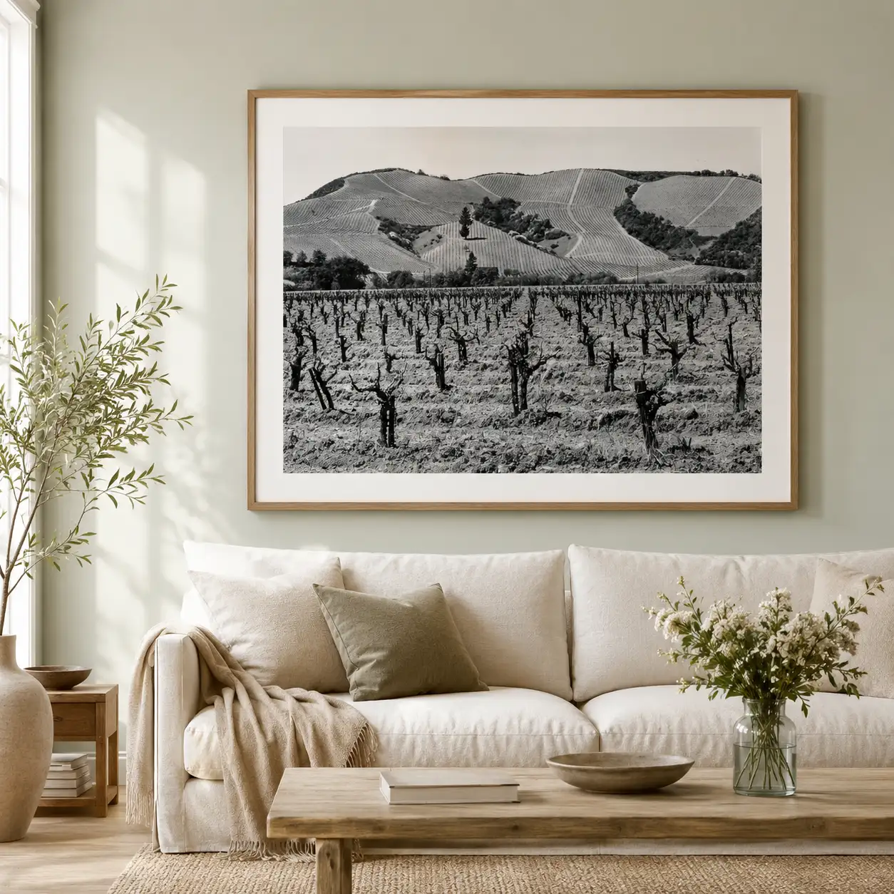 Vineyard Clear Lake 1939 by Edward Weston — Vineyard Clear Lake Photography Print
