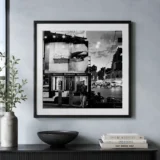 Times Square Eye Poster, Frank Paulin 1993 Photography Print