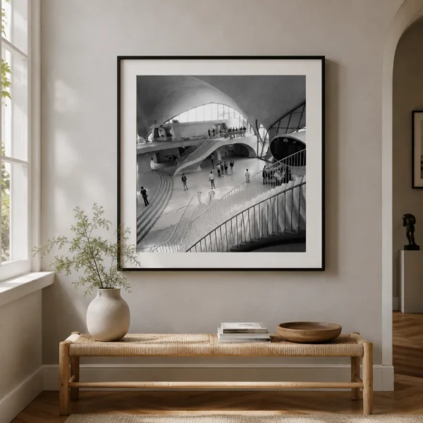 TWA Terminal Photo Print, Garry Winogrand 1970 Poster