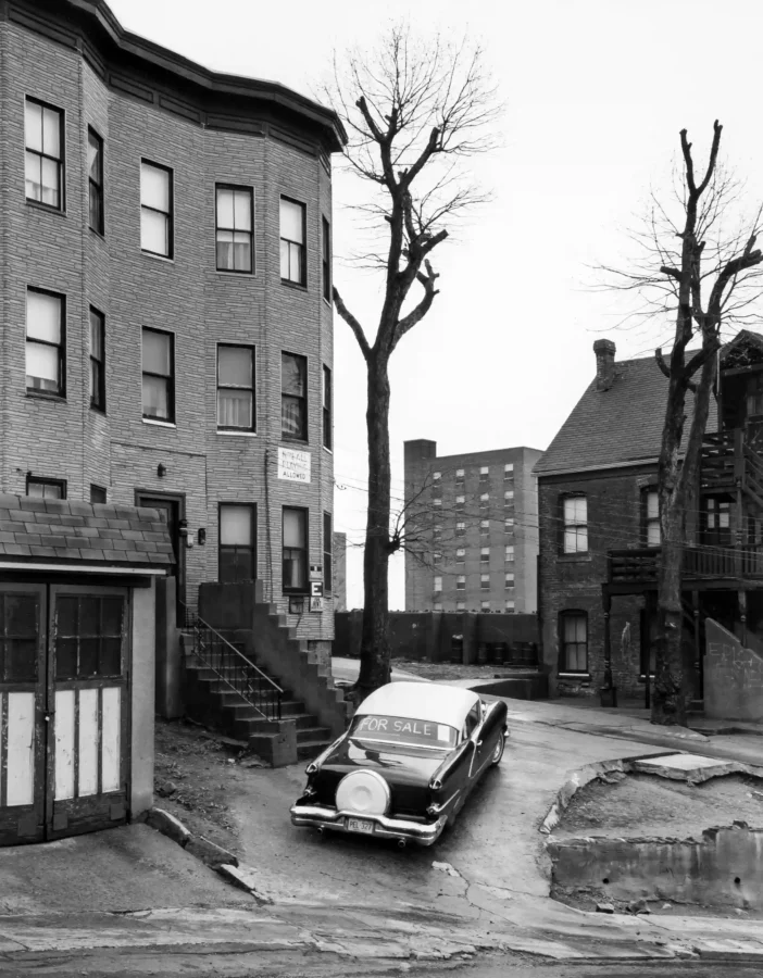 George Tice Car Sale Photo — photography print of Car for Sale Paterson New Jersey 1969 by George