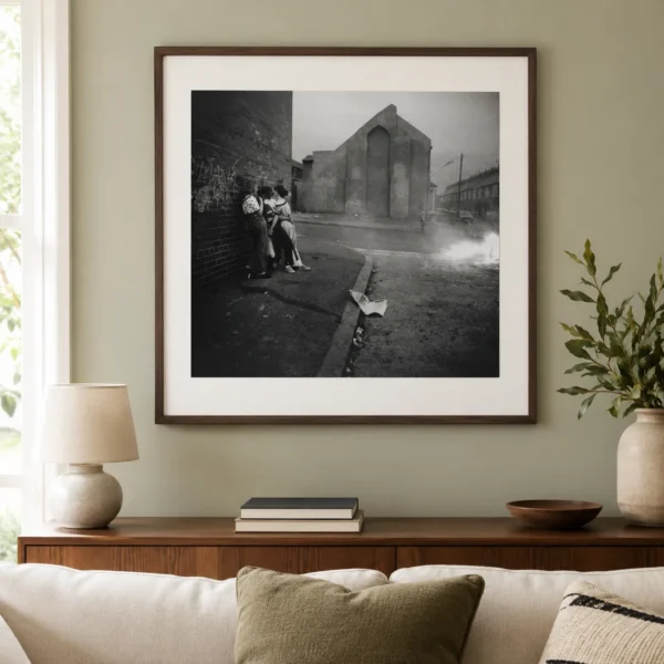 Gilles Peress Summer Evening Woodvale Belfast Northern Ireland 1989 Photography Print