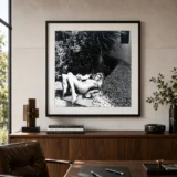 Helmut Newton Art Poster, Here's Looking at You Photo Print