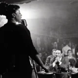 Downbeat Club Jazz Poster, Herman Leonard 1949 Photography Print