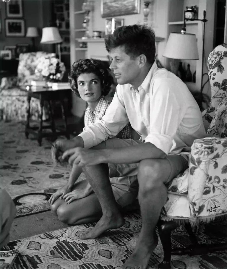 Clean artwork view of Jackie and JFK circa 1960, Fine Art Photography Print. JFK 1960 Photography Print featuring Jackie and Jfk circa 1960 by Hy Peskin. This premium fine-art reproduction emphasizes clear subject focus, tonal contrast.