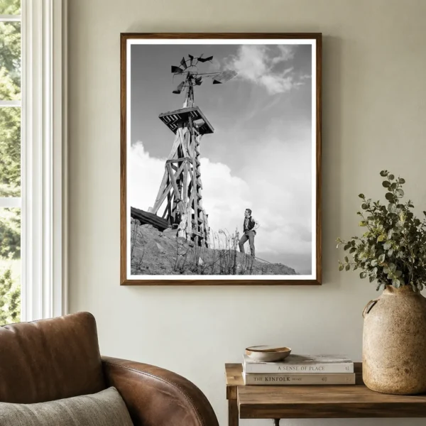 James Dean Giant Windmill Poster, 1955 Film Photo Print