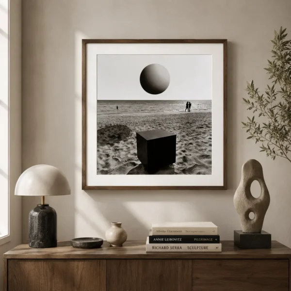 Jerry Uelsmann Untitled Shapes on the Beach 1979 Photography Print