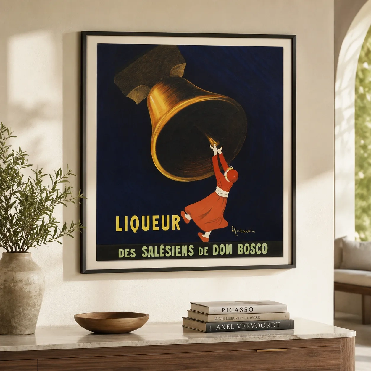 Angelus Liqueur — angelus Liqueur Poster, 1907, Leonetto Cappiello Bottle Advertising