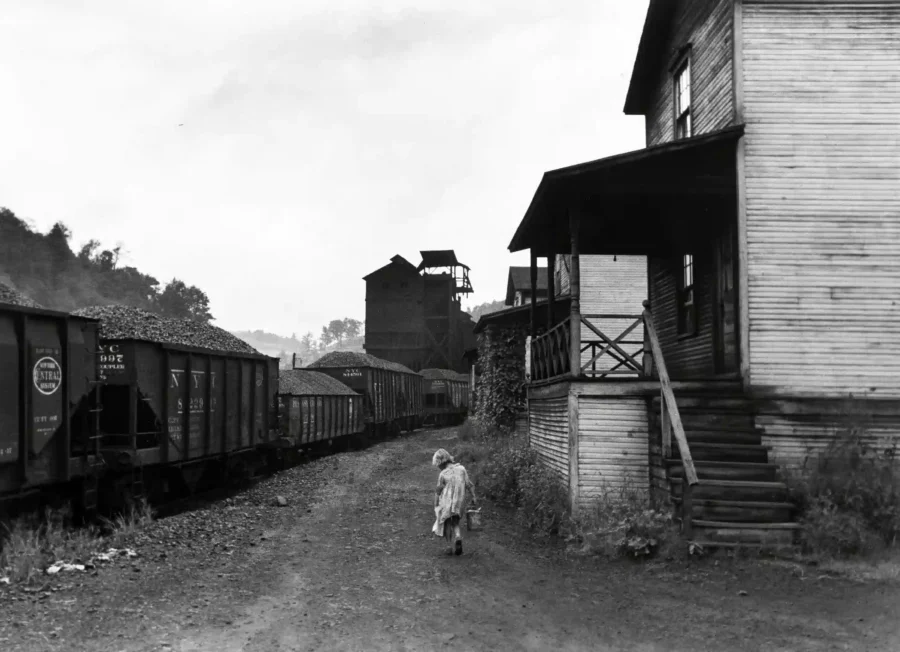 Coal Miners Child Taking Home Kerosene by Marion Post Wolcott — Coal Miners Child Photography Print