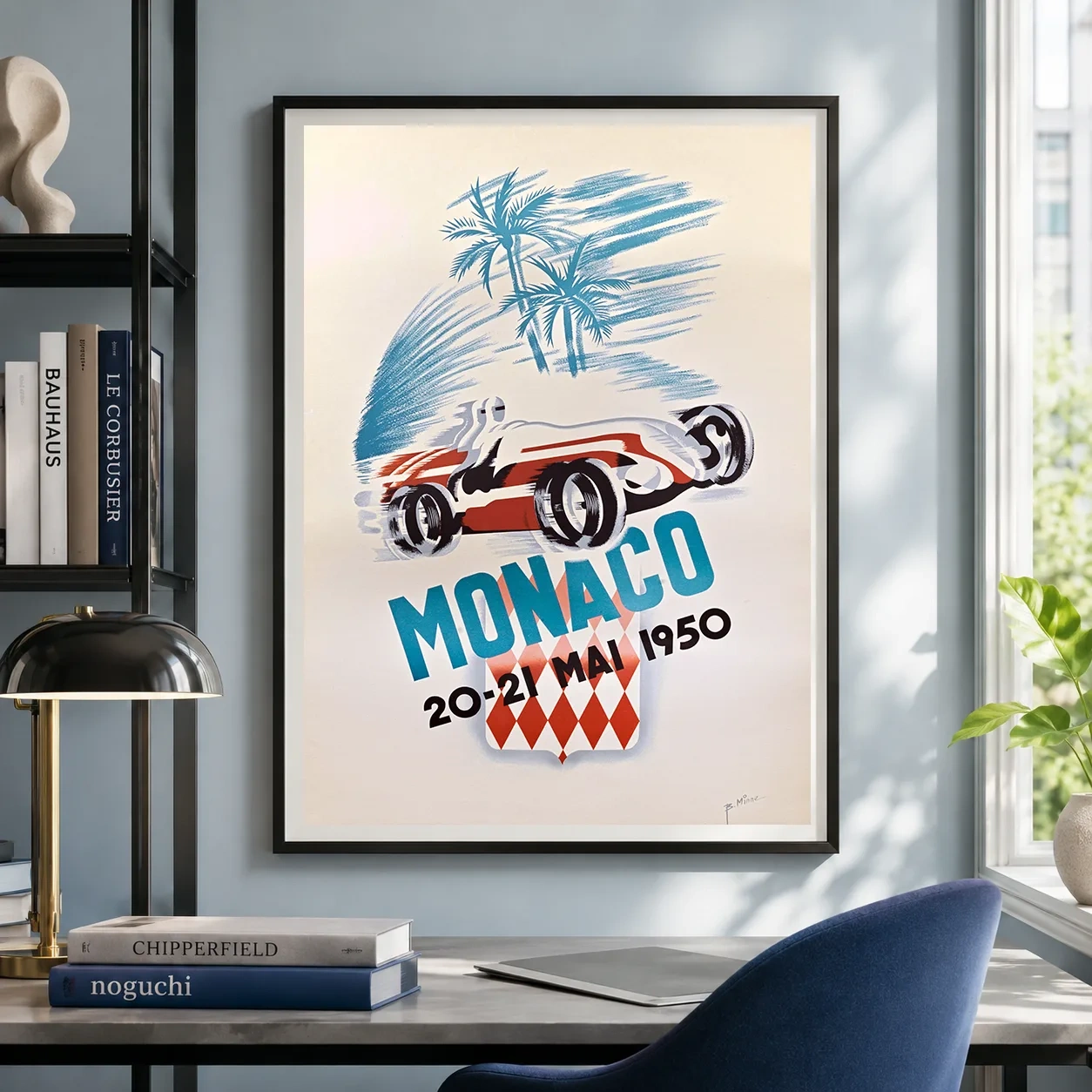 Monaco Grand Prix — made for buyers collecting destination poster collector, Monaco Grand