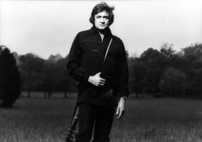 Norman Seeff poster showing Johnny Cash photographed in Nashville in 1978.