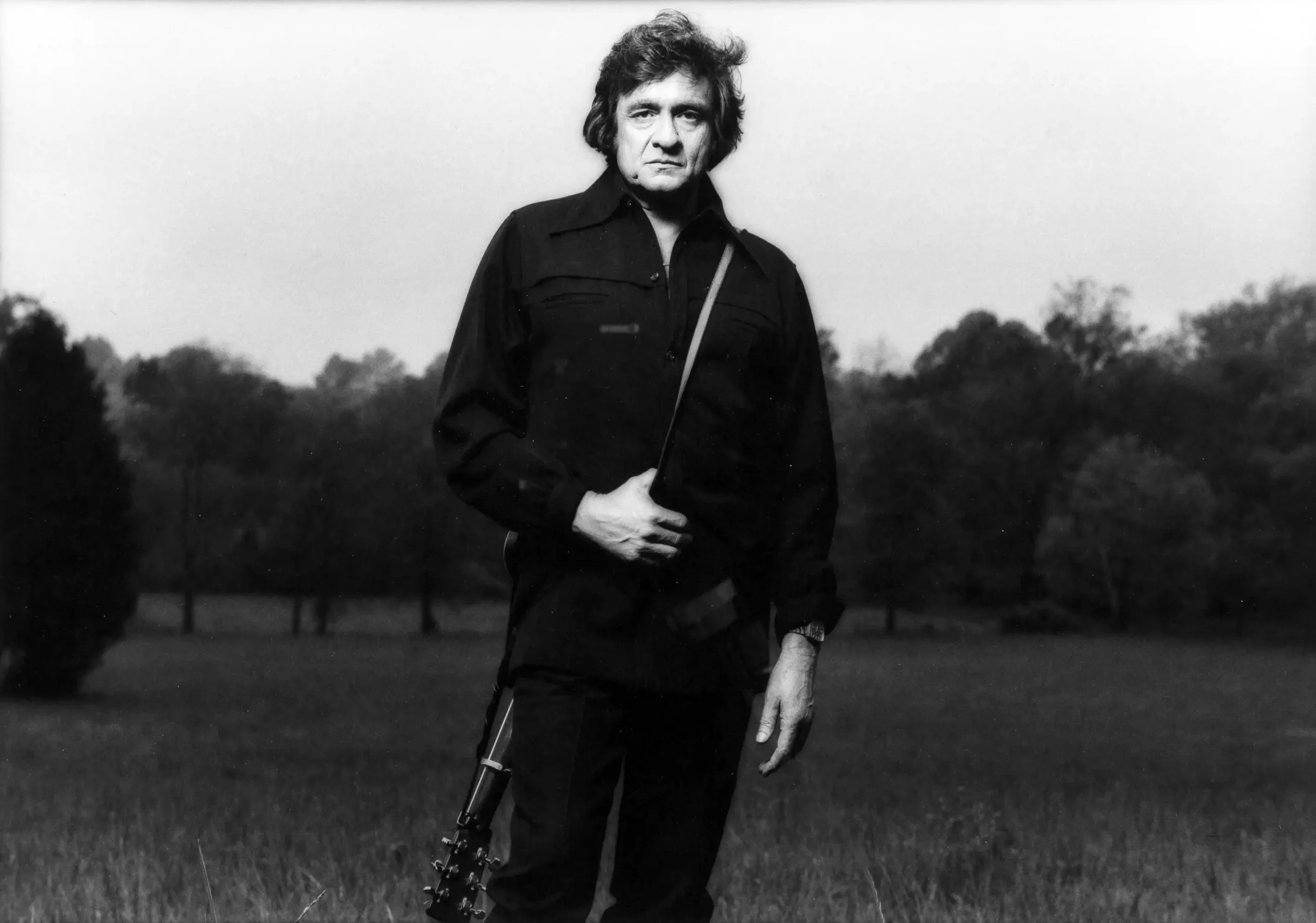 Norman Seeff poster showing Johnny Cash photographed in Nashville in 1978.
