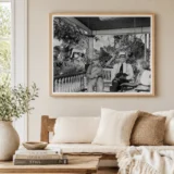 O. Winston Link Porch Lithia NY 1982 Photography Print