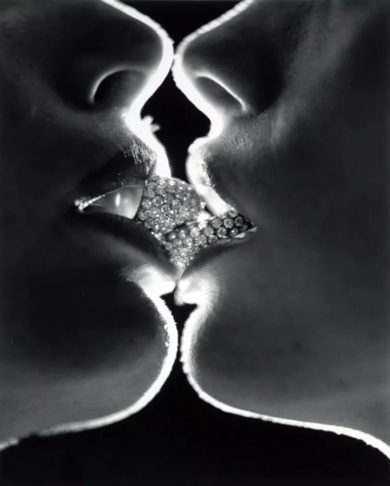 Clean artwork view of Patrick Demarchelier Diamonds 2000 Photography Print. Diamonds Photography Print featuring Diamonds 2000 by Patrick Demarchelier. This premium fine-art reproduction emphasizes fashion styling, poised gesture.