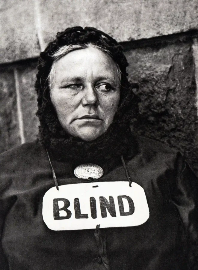 Paul Strand poster showing a direct New York street portrait from 1916.