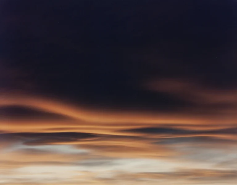 Richard Misrach poster showing a numbered cloud study with open sky and restrained detail.