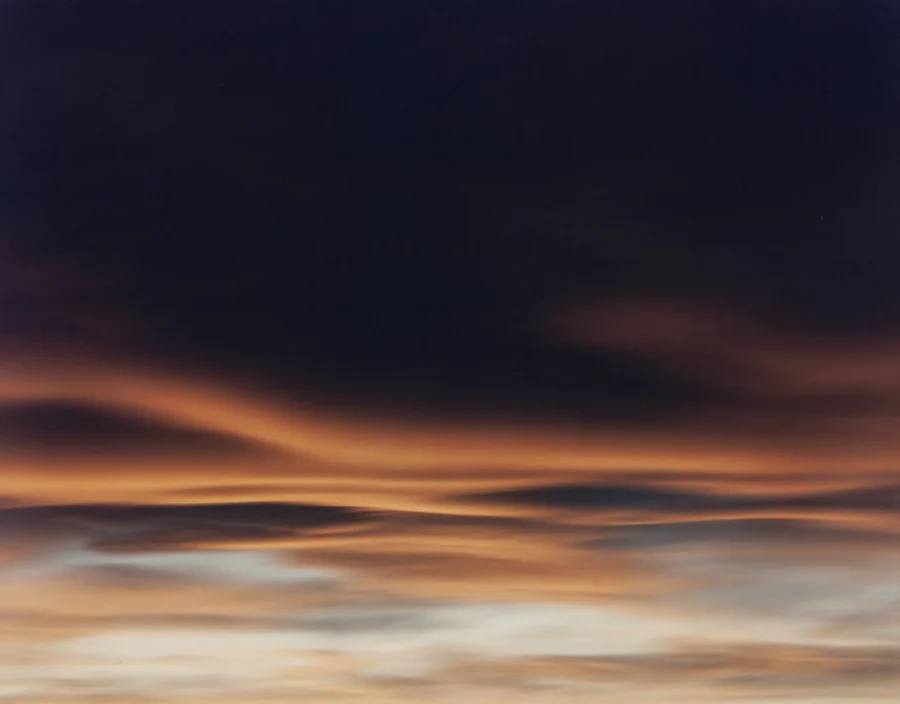 Richard Misrach poster showing a numbered cloud study with open sky and restrained detail.