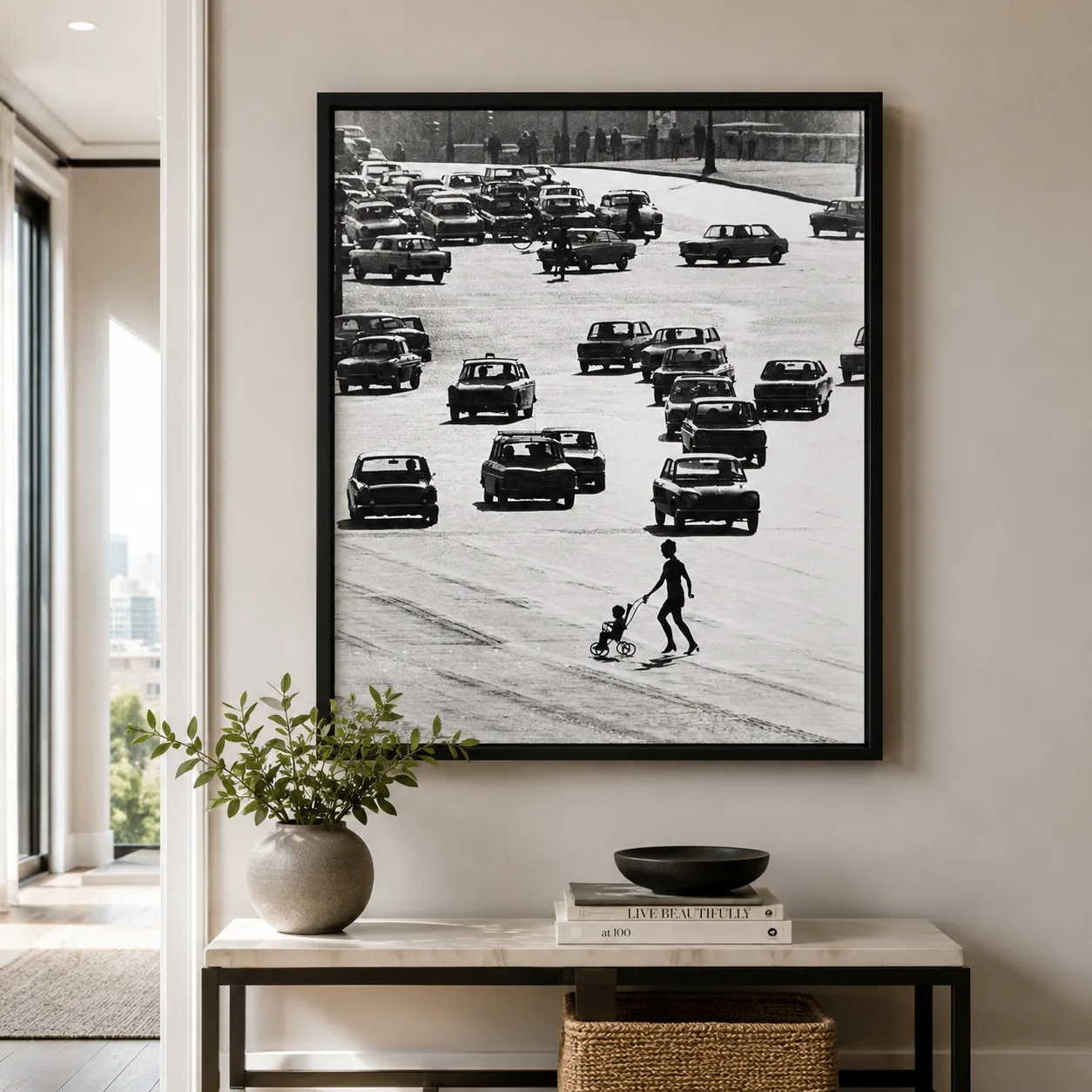 Robert Doisneau la Meute — frame-ready Robert Doisneau photography print featuring La Meute 1969