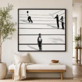 Sanford H. Roth Children Running for Fun Circa 1955 Photography Print