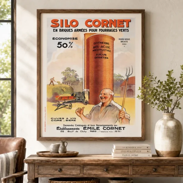 Agricultural Lot Poster, 1928 Kitchen Wall Art Print