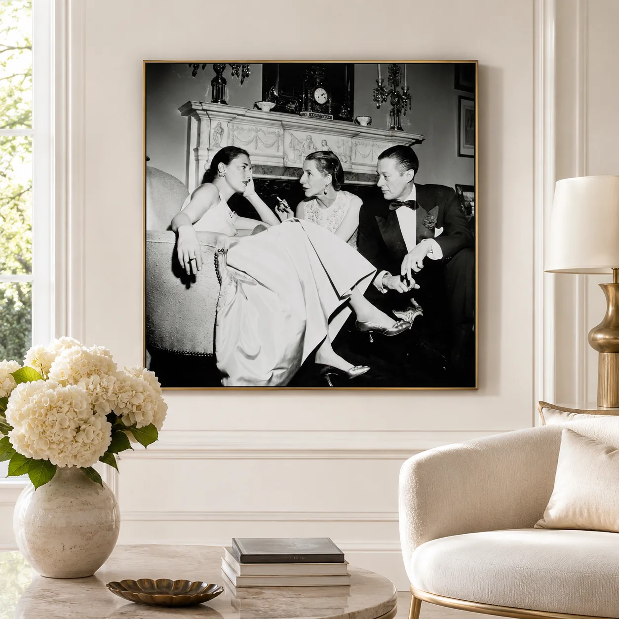 Slim Aarons — frame-ready Slim Aarons photography print featuring Park Avenue Party