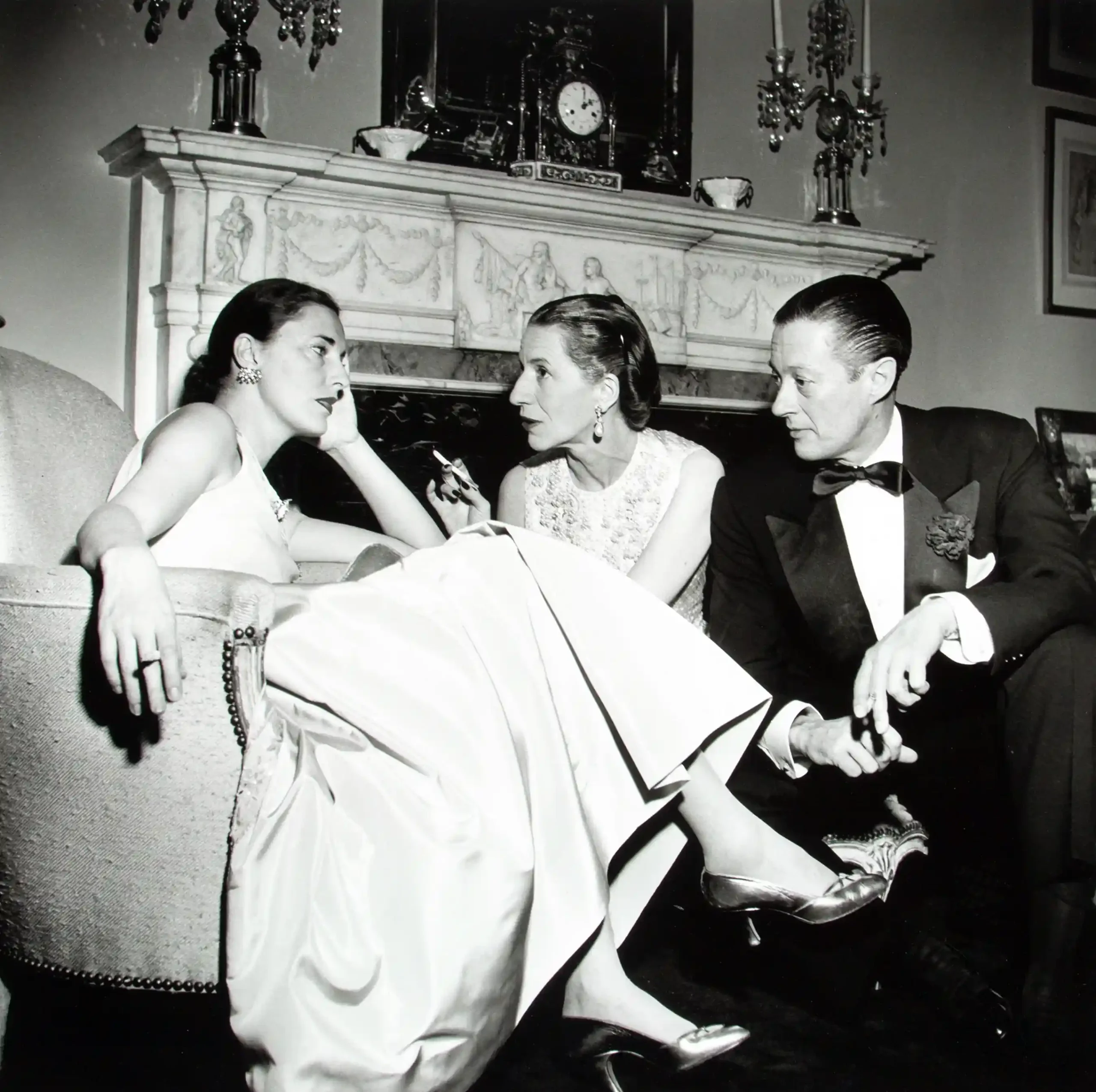 Slim Aarons poster showing a Park Avenue party scene with social-life atmosphere.