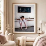 Ballet Dancers in Zagreb Croatia 1990 Photography Print