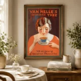 Broken Tea Poster, 2026-1927 Kitchen Wall Art Print