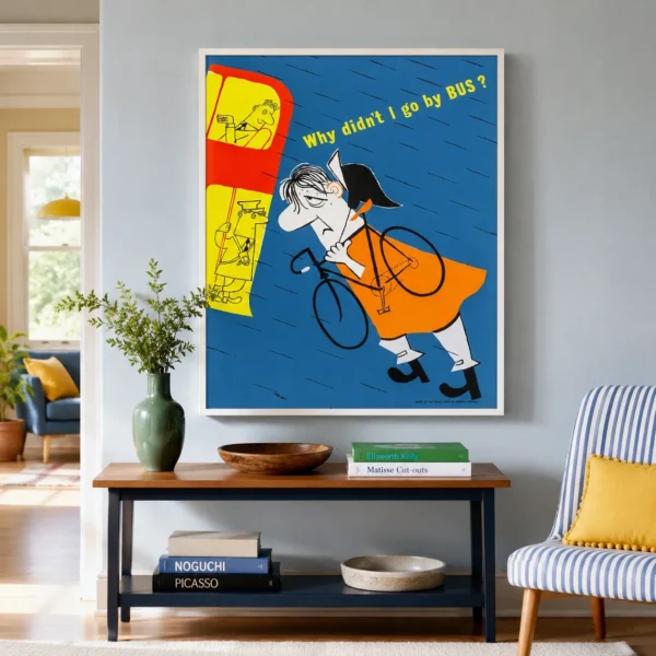 Tilling Group Poster, 1960s Vintage Wall Art Print