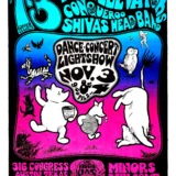 13th Floor Elevators 1967 Vulcan Gas Company Austin, TX Concert Poster