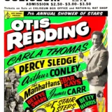 Otis Redding Charlotte Coliseum Concert Poster 1967