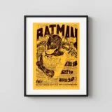 "Batman" Early Fillmore Auditorium Concert Poster