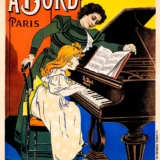 A. Bord Pianos - La Première Leçon Music Poster