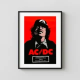 AC/DC 1976 British First-Album Tour Poster