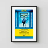 AC/DC, Queensrÿche 1986 Ft. Worth, TX Concert Poster