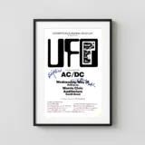 AC/DC, UFO 1979 South Bend, IN Concert Poster