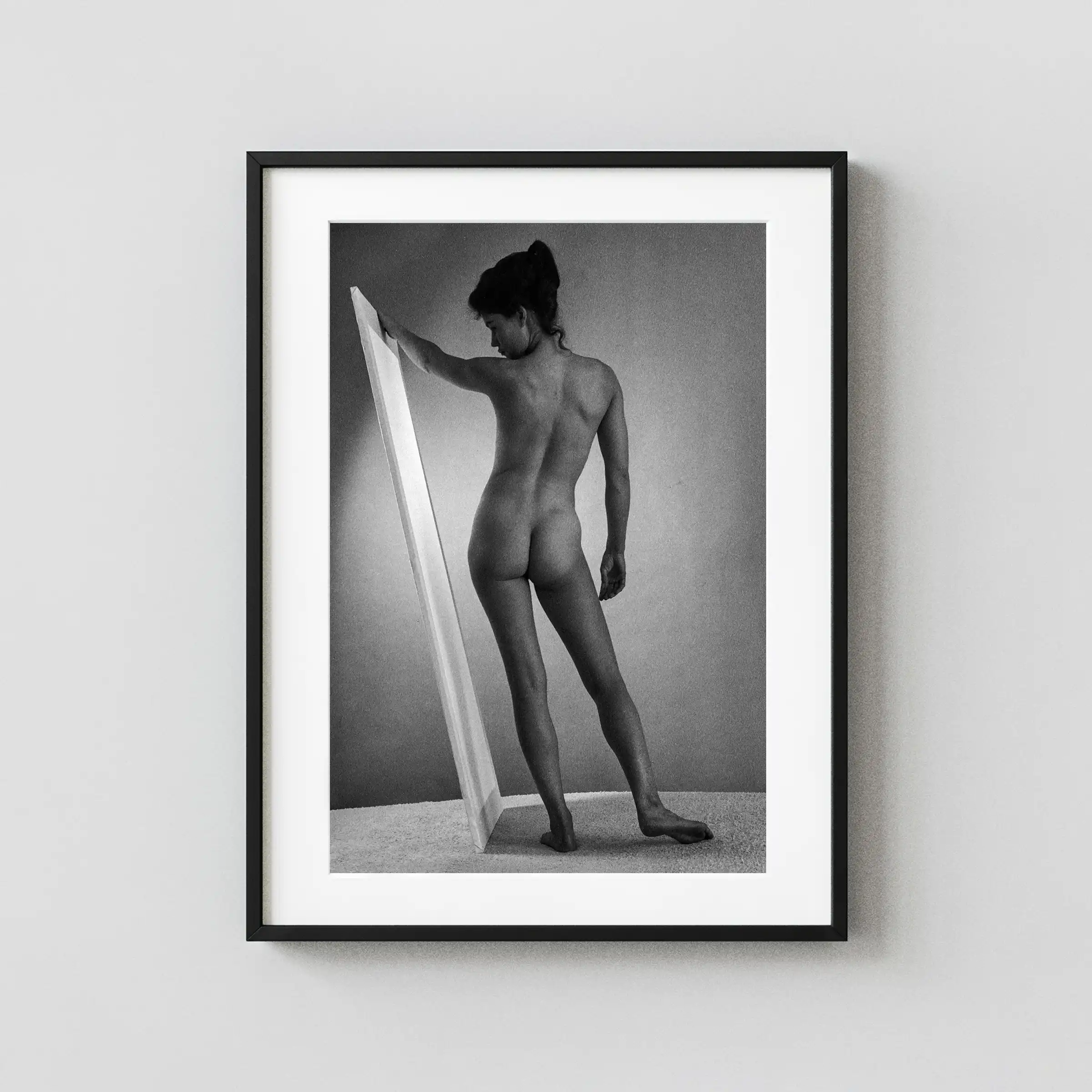 At The Mirror San Francisco 1959 Nude displayed as a framed wall mockup