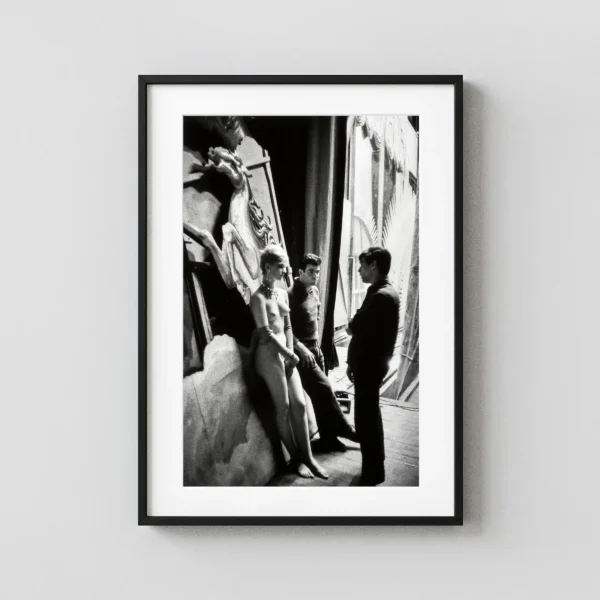Backstage At The Folies Bergeres 1960 Nude Photography Print