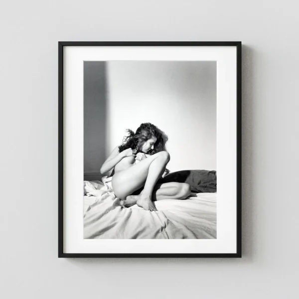 Beatrice On Her Bed Paris 1987 Nude Photography Print