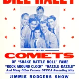 Bill Haley and His Comets 1955 "Rock Around the Clock" Concert Poster